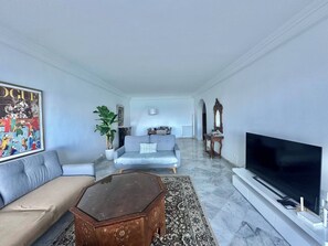 Apartment, 2 Bedrooms, Smoking, Balcony | Living room - Cliff Apartment With sea View in Sidi Bou Saïd (Sidi Bou Said)
