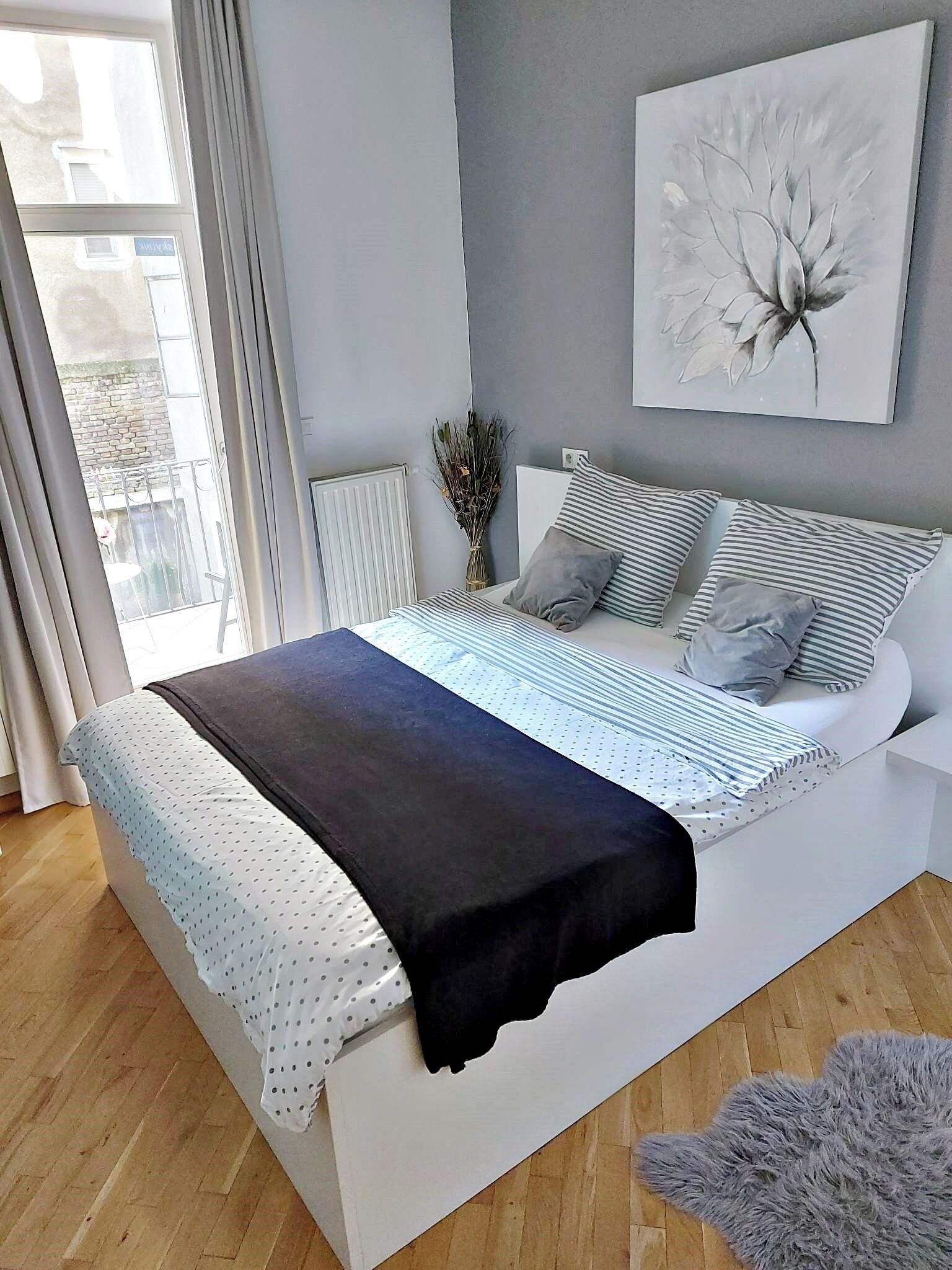 Blackout curtains, iron/ironing board, free WiFi