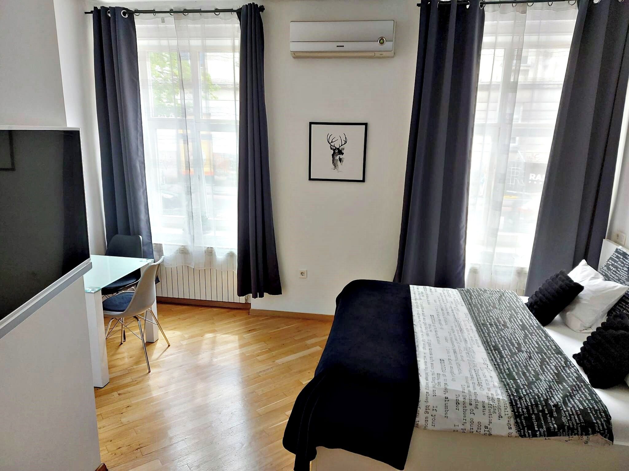 Suite estudio | Cortinas opacas, tabla de planchar con plancha, wifi gratis