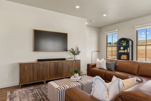 Townhome, 4 Bedrooms | Living area | Smart TV - The Rad Retreat At Desert Color 4 Bedroom Townhouse (St. George)