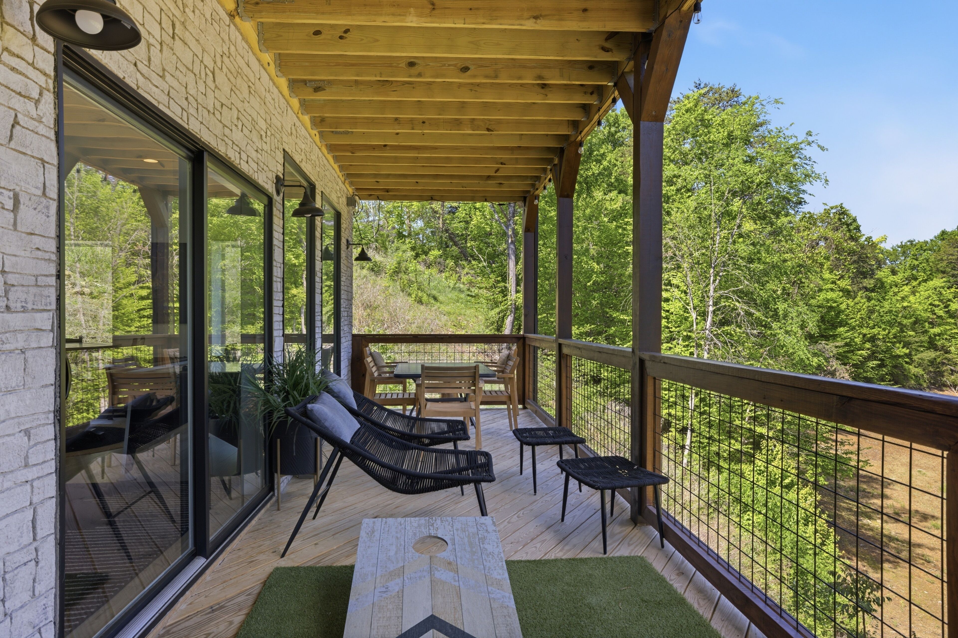 Cabin, 3 Bedrooms | Terrace/patio