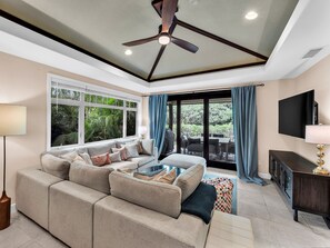 House, 3 Bedrooms | Living area | Smart TV - Kamilo 501 3 Bedroom Home (Kamuela)