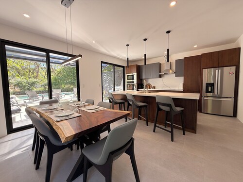 Modern Duplex 100 Meters from Playa Hermosa – Rent as 3BR or Private 6BR Home