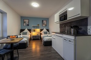 Private kitchen - 1Room-Apartment, Terrace, Free Wifi, Free Parking, SmartTV (Drensteinfurt)