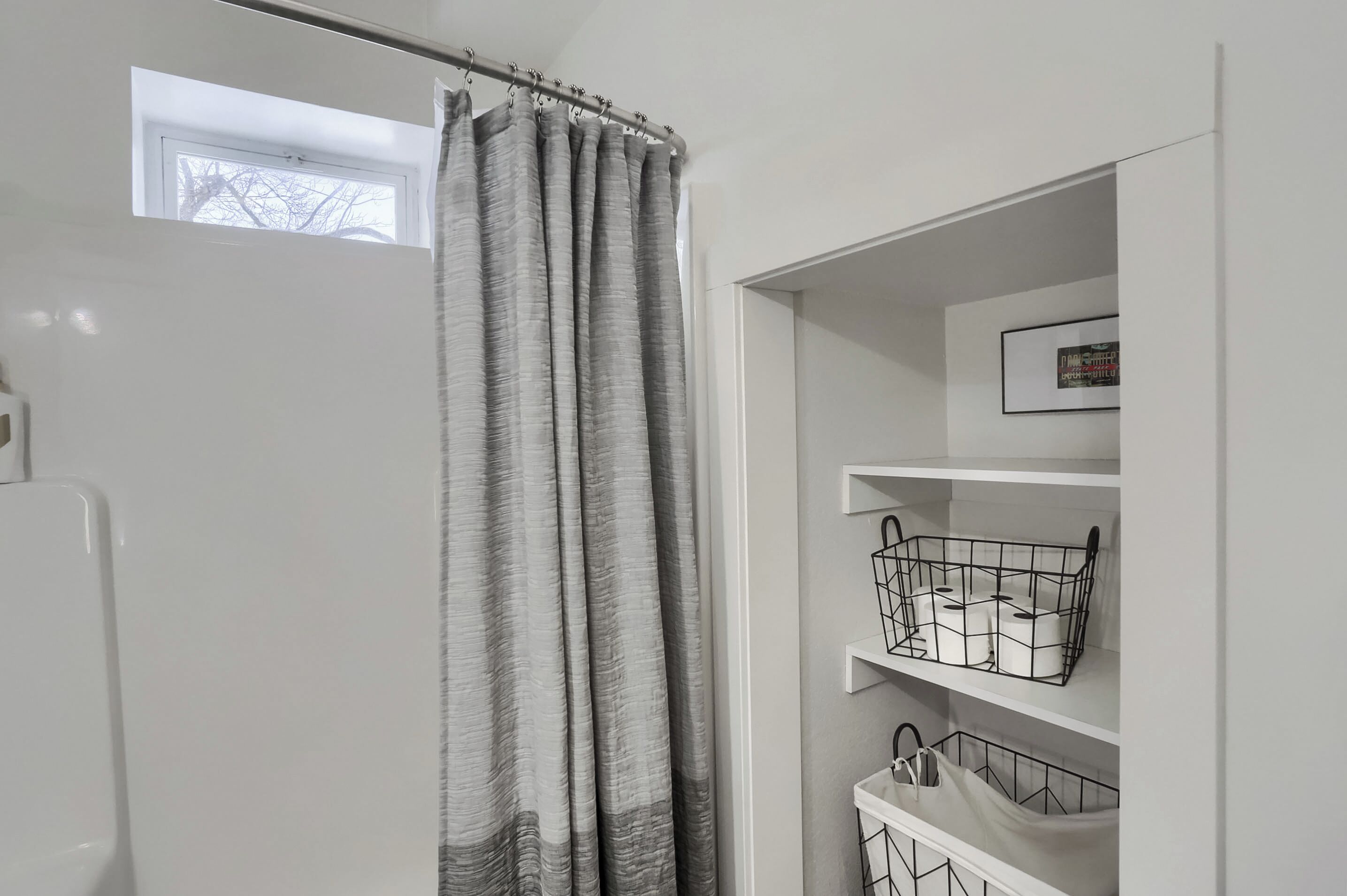 Hair dryer, towels
