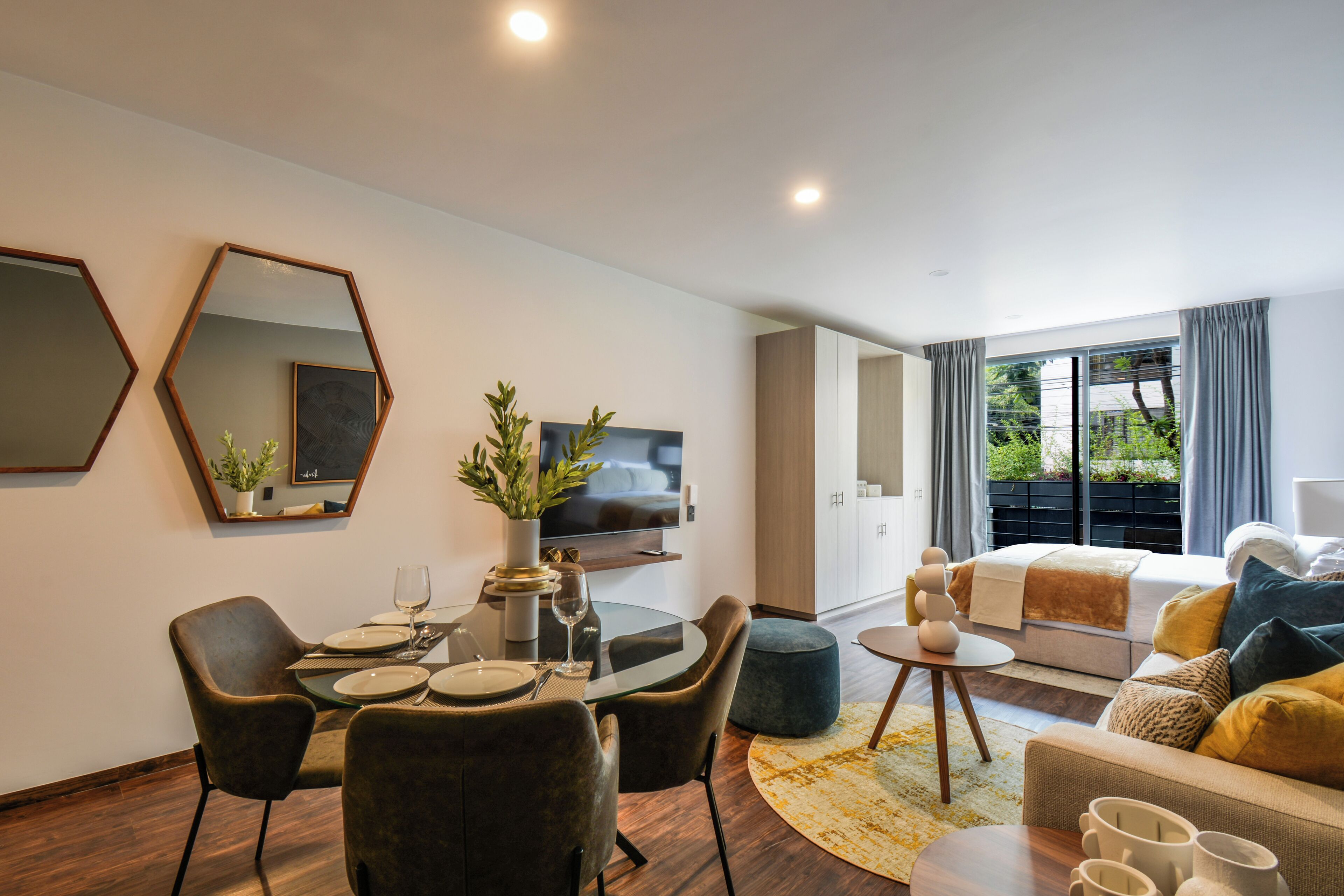 Habitación doble Deluxe | Comedor