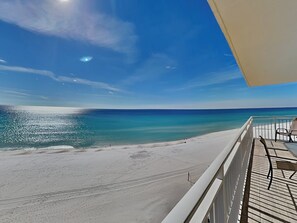 Property grounds - Dunes of Panama #D801 | Gulf Front, Sunroom + Amenities (Panama City Beach)
