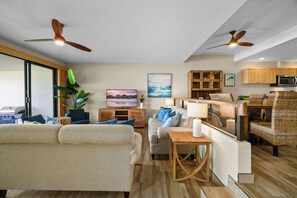 TV - Puu Poa 102 - Private and Serene 2/2 with ocean views (Princeville)
