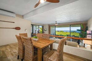 Dining - Puu Poa 102 - Private and Serene 2/2 with ocean views (Princeville)