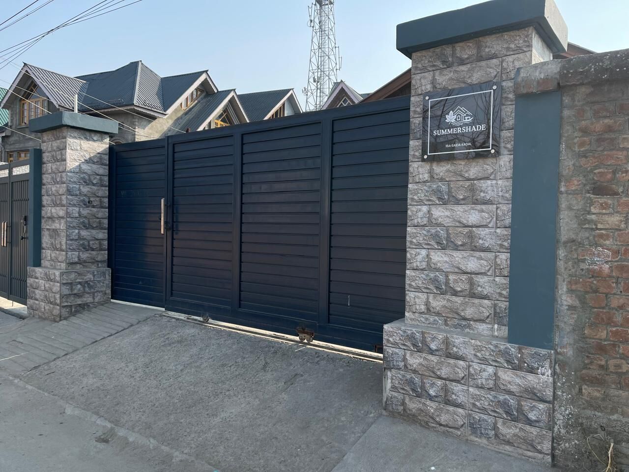 Entrada da propriedade