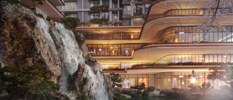 Facciata della struttura