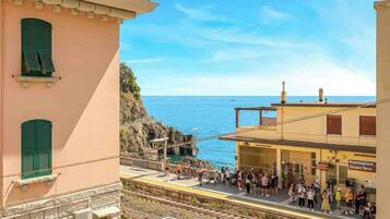 Blick von der Unterkunft