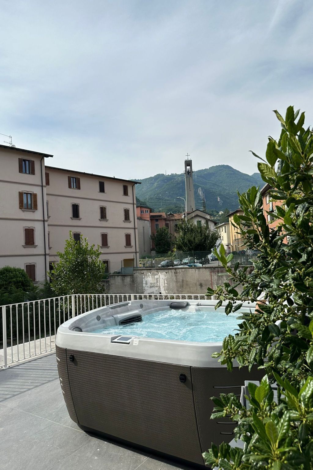 Idromassaggio all'aperto