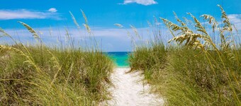 Ocean’s 10: Private Beach, Gulf Views, Heated Pool & Spa, Golf Cart, 8,200+ SqFt