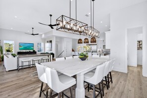 Dining - Ocean’s 10: Private Beach, Gulf Views, Heated Pool & Spa, Golf Cart, 8,200+ SqFt (Miramar Beach)
