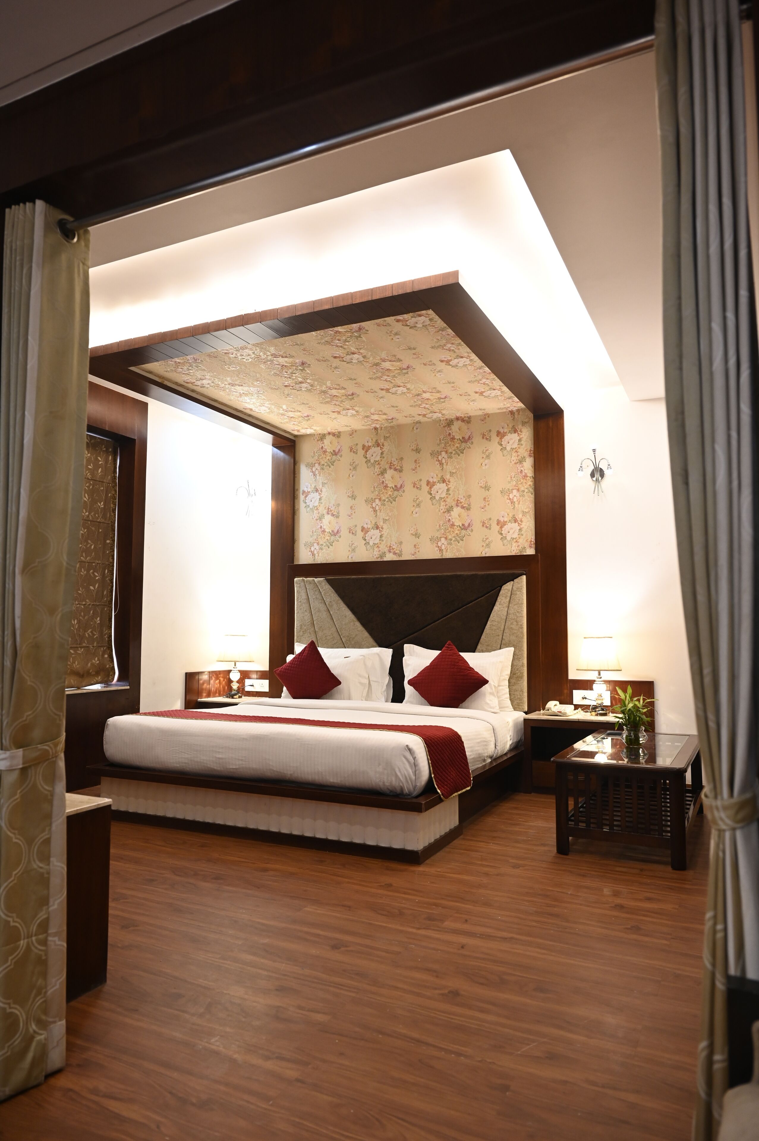 Luxury Suite, City View | In-room safe, desk, laptop workspace, blackout curtains