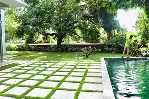 Pool - A 3BHK Luxury Villa with Pvt Pool, Garden Near Beach (Siolim Goa)