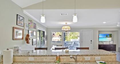 2 bedroom 2 bath condo with deck overlooking lagoon.