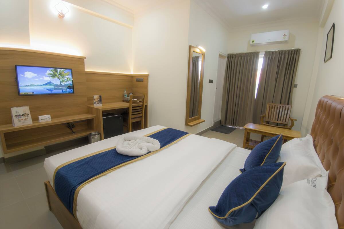 Classic-Doppelzimmer, Balkon, Stadtblick