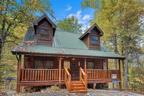 Exterior - Authentic Log Cabin with Game Room (GATLINBURG)