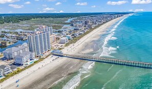 Beach - Cozy 2-bedroom condo with AC in peaceful North Myrtle Beach with amazing view (North Myrtle Beach)