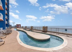 Pool - Cozy 2-bedroom condo with AC in peaceful North Myrtle Beach with amazing view (North Myrtle Beach)
