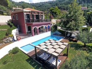 Outdoor pool - Apollo Ground Floor Apartment (corfu)