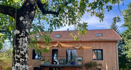 Wooden House in the Heart of Nature