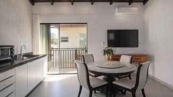 Apartamento conforto, varanda coberta | Parte interna