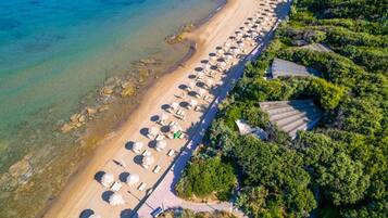 Nära stranden och strandhanddukar