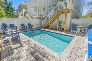 Pool - New Build, Sleeps 18, Pool, Steps to Beach (A) (Surfside Beach)