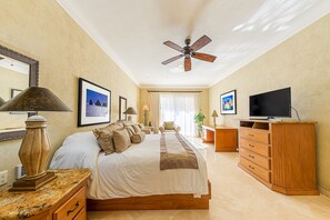Iron/ironing board, bed sheets, wheelchair access - Premium Ocean Views & Unbeatable Convenience: Villa La Estancia 1303 (Cabo San Lucas)