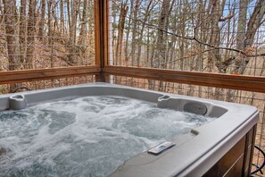 Bain à remous extérieur