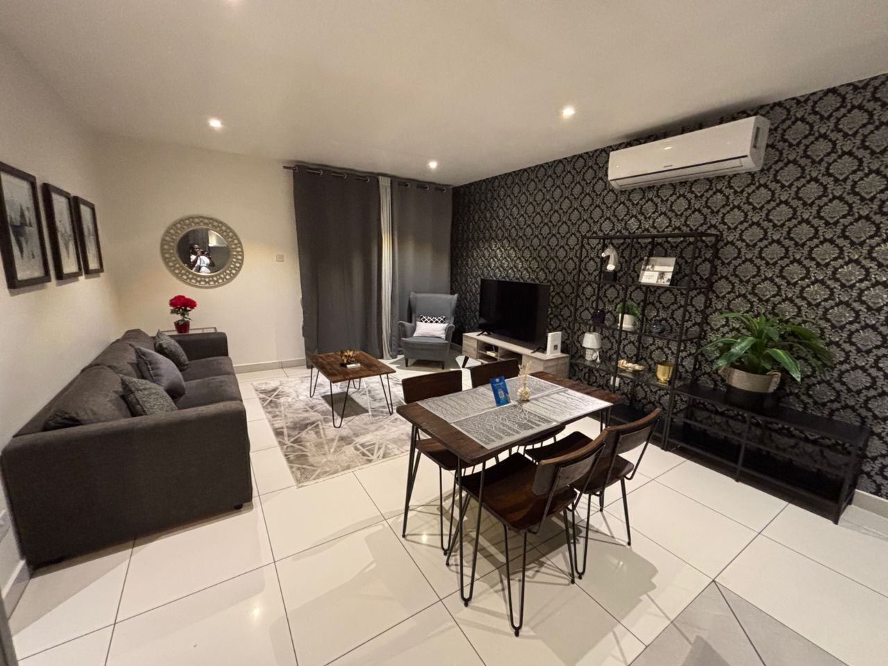 Appartement Deluxe, vue ville | Coin séjour