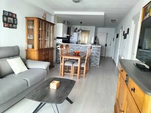 Living area - Superb apartment with sea view and swimming pool (salobrena granada)