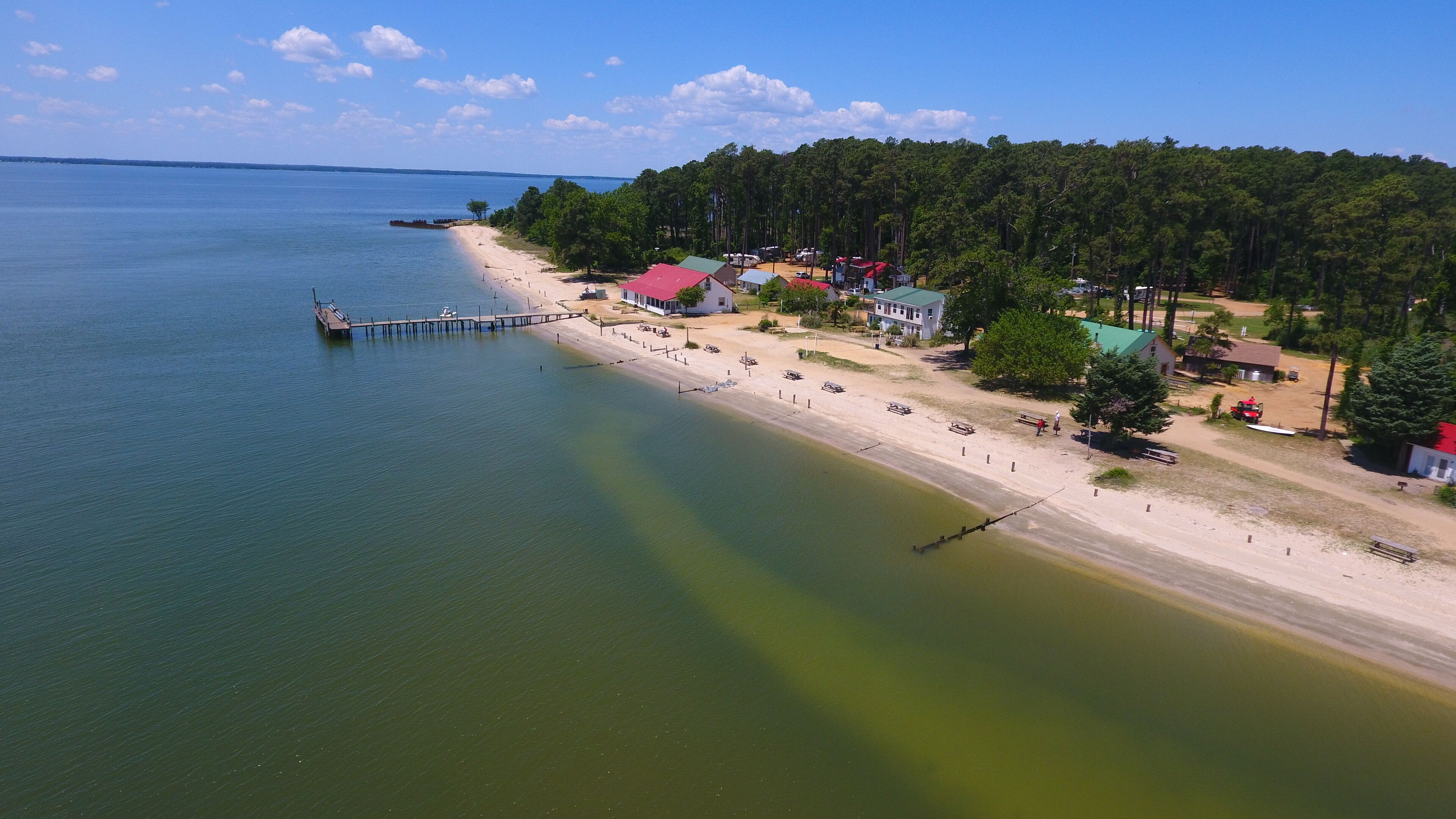Private beach, white sand, beach volleyball
