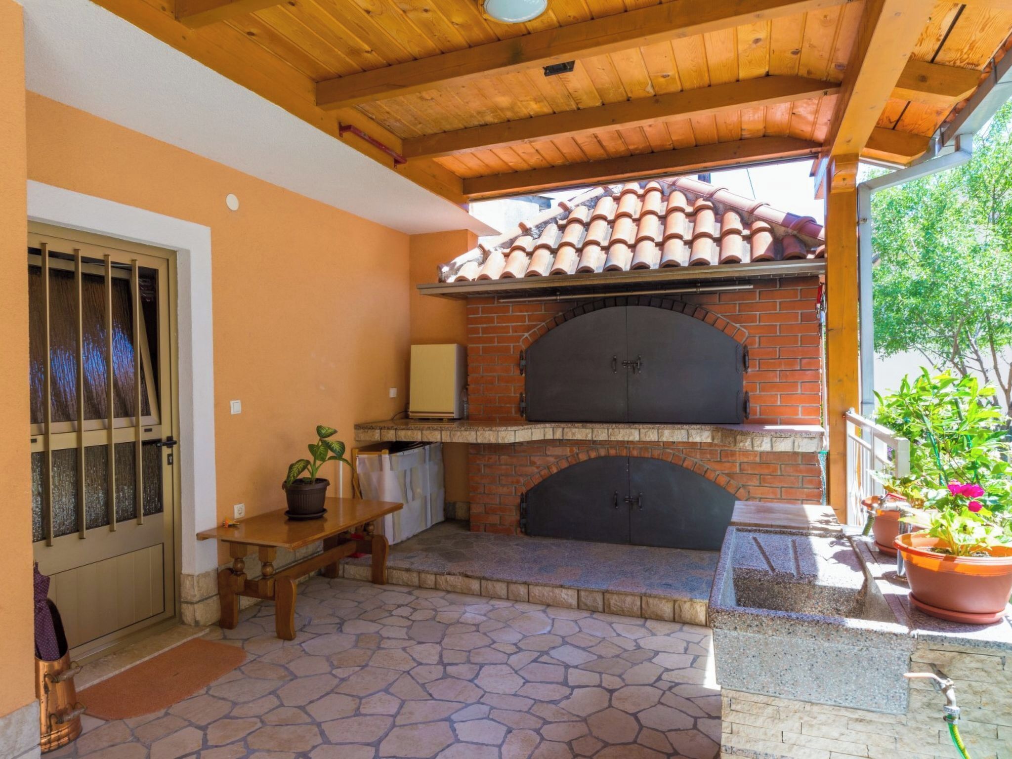 Enceinte de l’hébergement