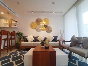 Apartment, 1 King Bed (OCD12 Unique 1 Bedroom) | Living area - Ocd12 Unique 1 Bedroom (Playa del Carmen)