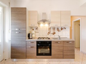 Fridge, oven, cookware/dishes/utensils - MLADEN 3 / HR-07977-03 by Interhome (Crikvenica)