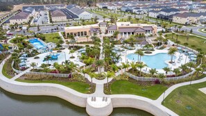 Exterior - 9096 Amazing house 6/5 W/Pool Solara Resort (Kissimmee)