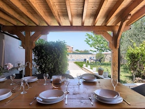 Outdoor dining - Villa Valbandon by Interhome (Fažana)