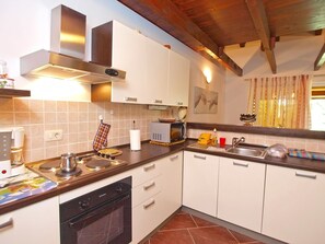 Fridge, microwave, oven, cookware/dishes/utensils - House 1330 by Interhome (Poreč)