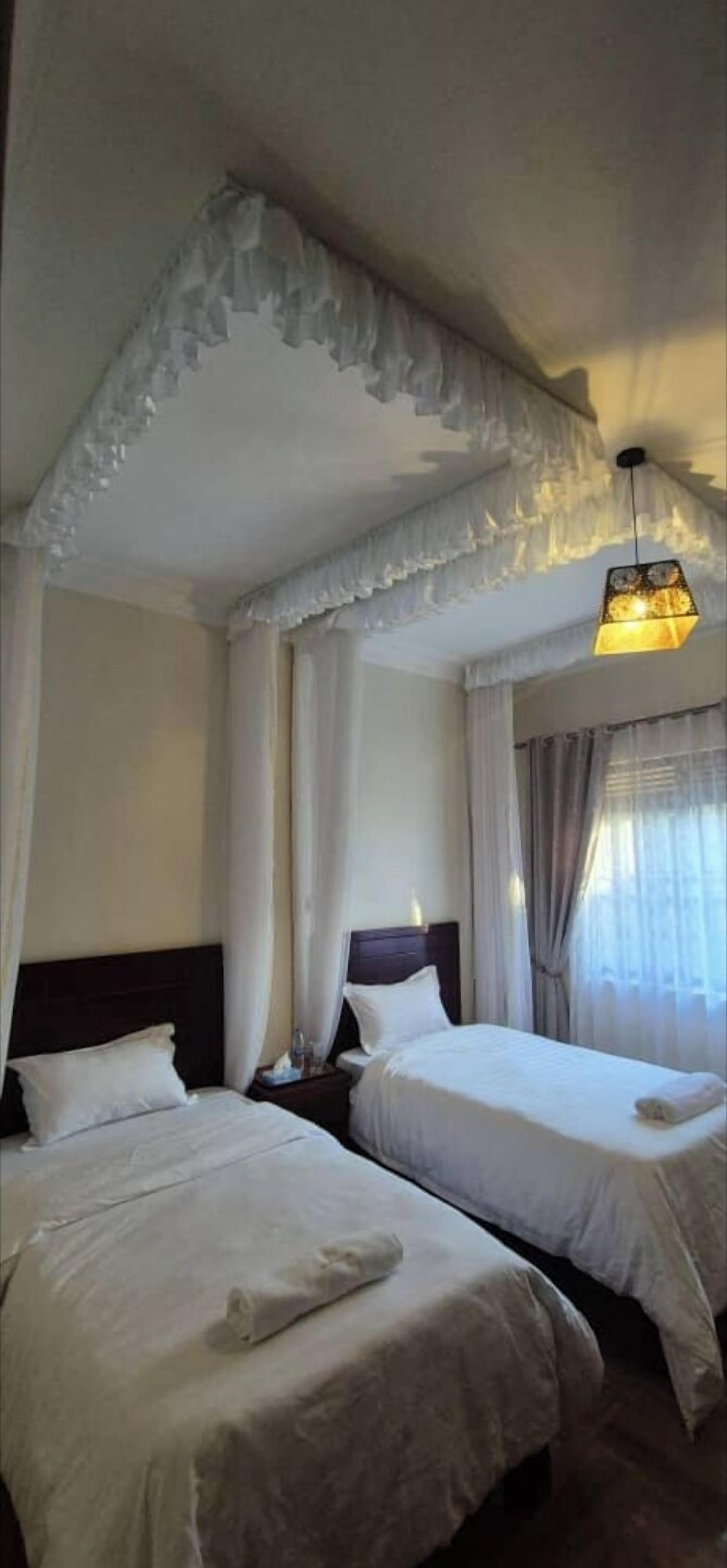 컴포트 트윈룸 | 책상, 노트북 작업 공간, 무료 WiFi