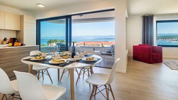 Dining - Apartment Poseidon - 2 by Interhome (Krk/Milohnići)