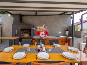 Outdoor dining - VILLA LETICIJA / HR-10063-01 by Interhome (Hreljin)