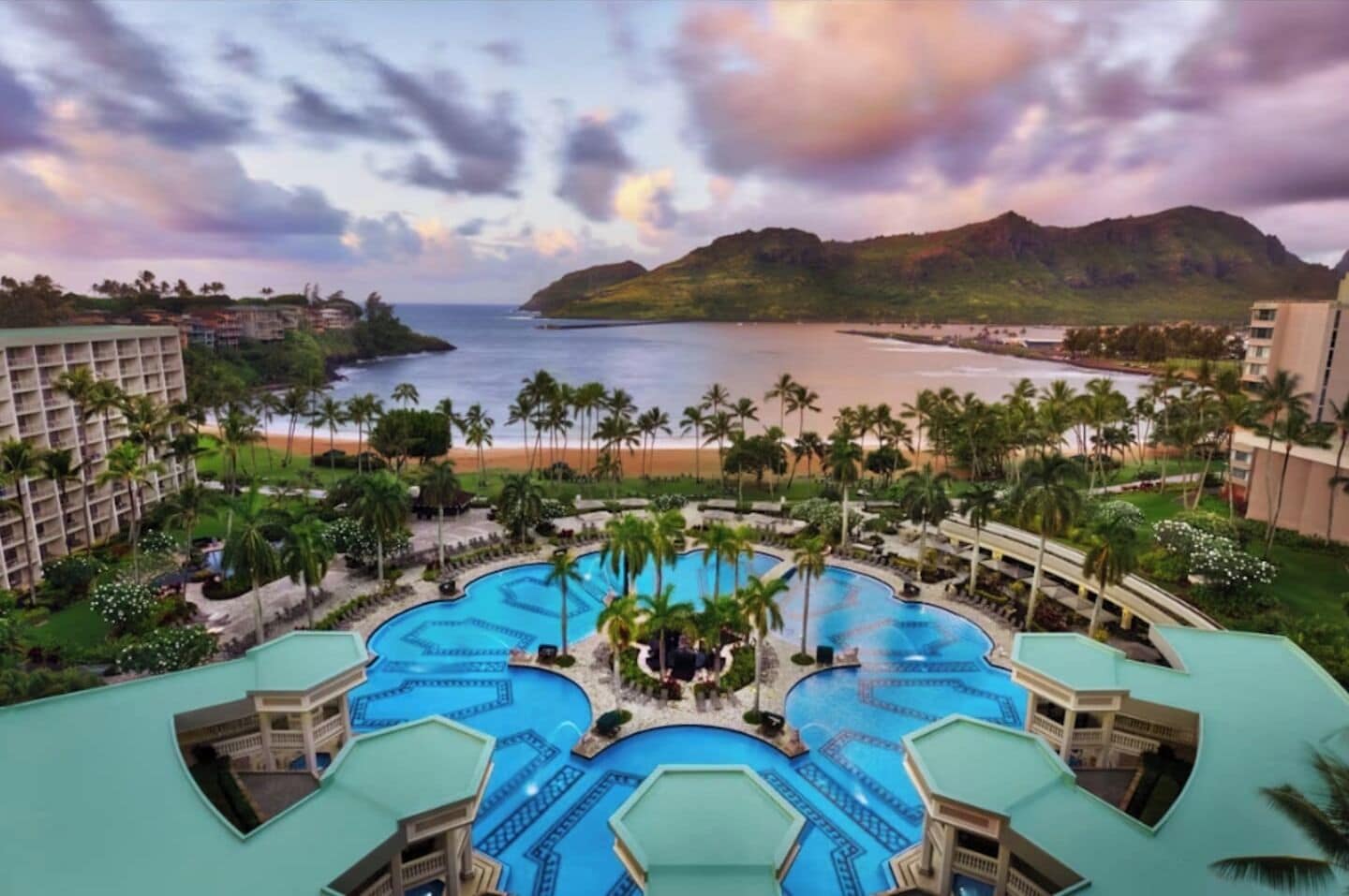 OCEAN VIEW Marriott Kauai Beach Club Parlor Suite