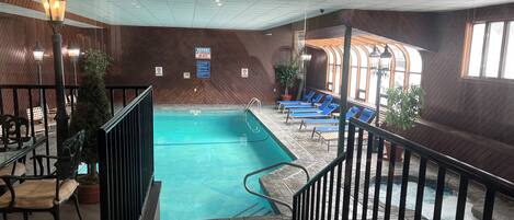 Indoor pool, outdoor pool
