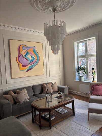 Central, large and nice apartment at Bislett