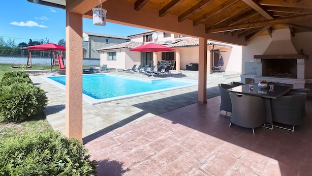 Outdoor dining - Villa Amber by Interhome (Pula/Manjadvorci)