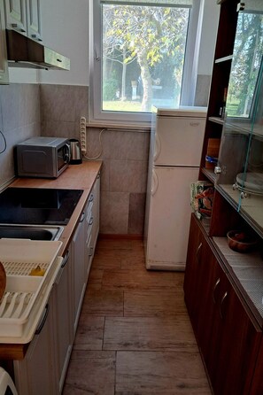 Fridge, microwave, cookware/dishes/utensils - Apartment 2376 by Interhome (Umag/Juricani)